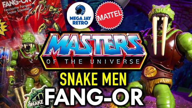 First Look at Fang-Or MOTU Origins Mattel Creations Exclusive - Mega Jay Retro