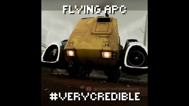 #noncredibledefense #apc #flying #3danimation