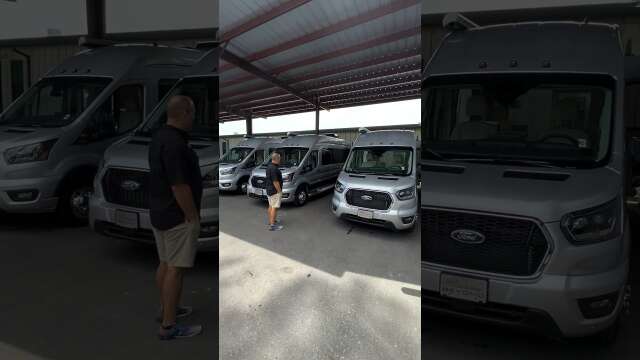 😲 Epic Comparison Of 3 AWD Ford Transit Camper Vans Built By Coachmen Class B 🚐 #vanlife