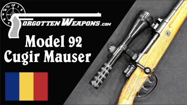 Cugir Model 92 "Dragana" Mauser: Hunting Rifles From MG34s