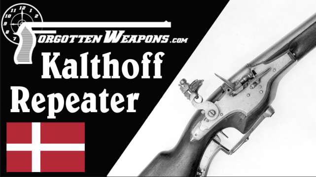 Kalthoff 30-Shot Flintlock: The First Repeating Firearm Used in War (1659)