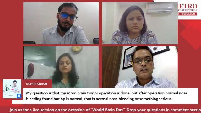Facebook Live on the occasion of World Brain Day