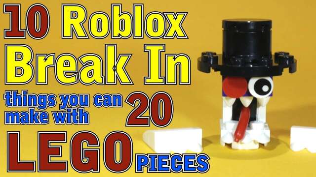 10 Roblox Break In things you can make with 20 Lego pieces