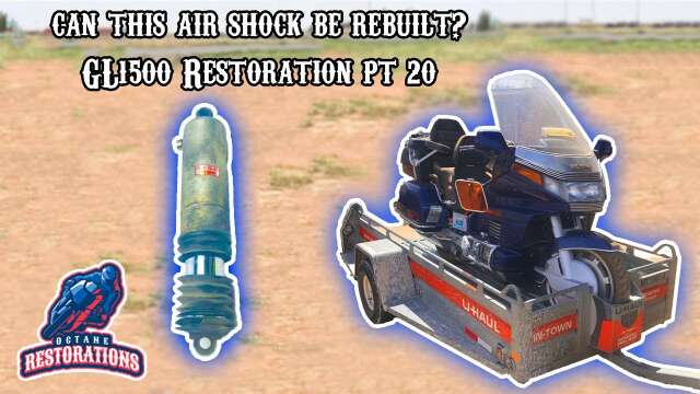 Can We Rebuild This Air Shock?! 1988 Goldwing GL1500 Restoration Pt 20