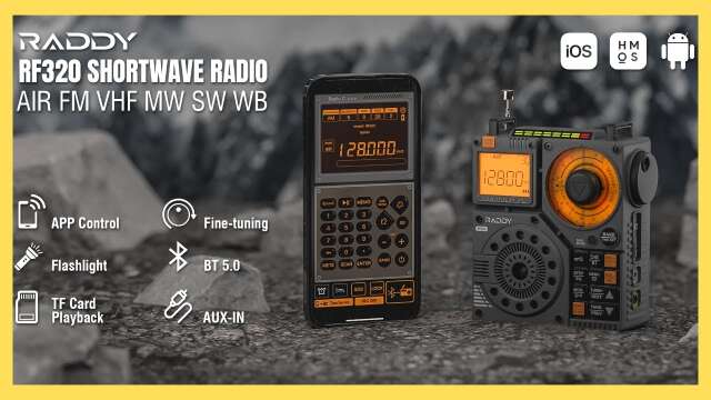 The Raddy RF320 - New Portable Shortwave Radio
