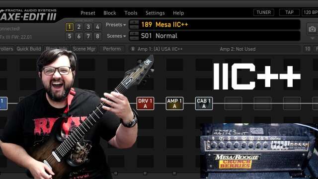 Amps of The Axe Fx III: Mesa IIC++ | Patch Included