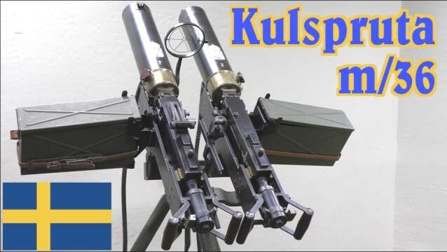 Swedish Kulspruta m/36 Double Browning MGs