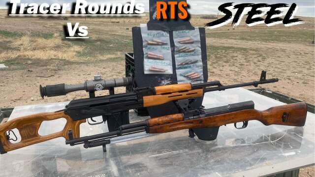 7.62x39 & 54R Tracer Rounds Vs Steel