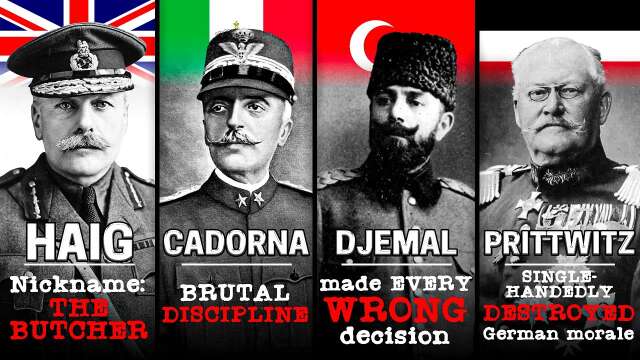 The Most Brutal/Incompetent Generals from Each Major Fighting WW1 Country [Pt. 1]
