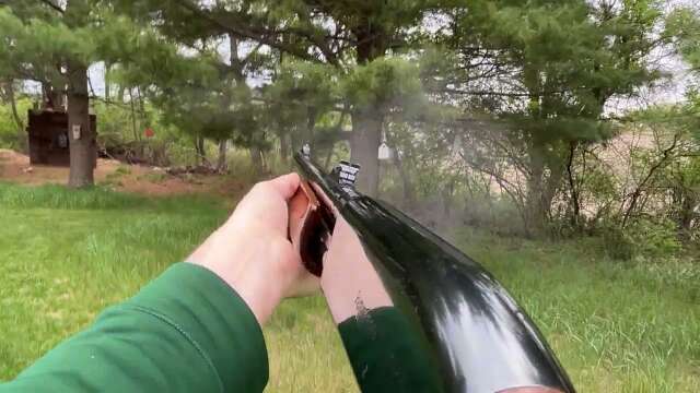 Remington 870 Police Shotgun POV firing