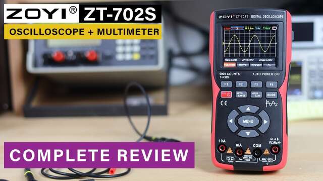 [BRAND NEW] Zoyi ZT702S Oscilloscope + Multimeter ⭐ Conpact & Acessible ⭐ Full Review!