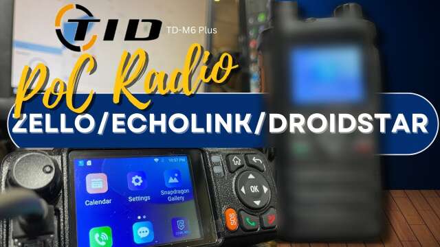 PoC radio with touchscreen! | Ham Radio | TID TD-M6 Plus