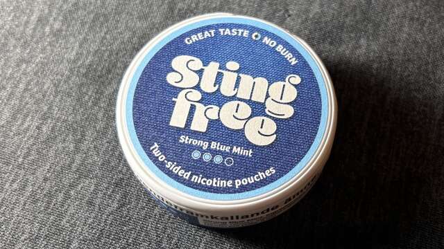 Sting Free Blue Mint (Nicotine Pouches) Review