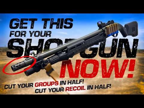 The Buck Kicker and the Beretta 1301 // amazing groups, half the recoil! #Beretta1301 #shotgun