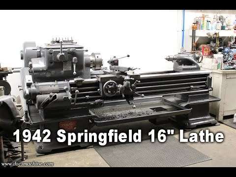 1942 Springfield Machine Tool 16" Heavy Lathe