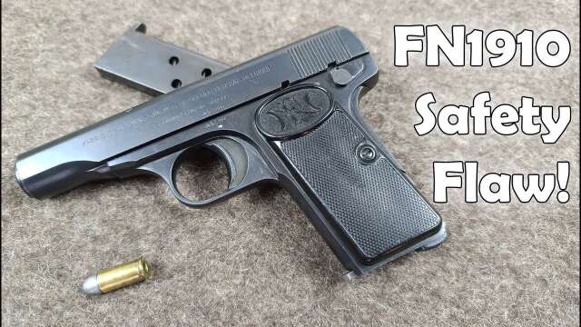 FN1910 Inherent Safety Flaw: Can Be Put In An Unsafe Condition!!!