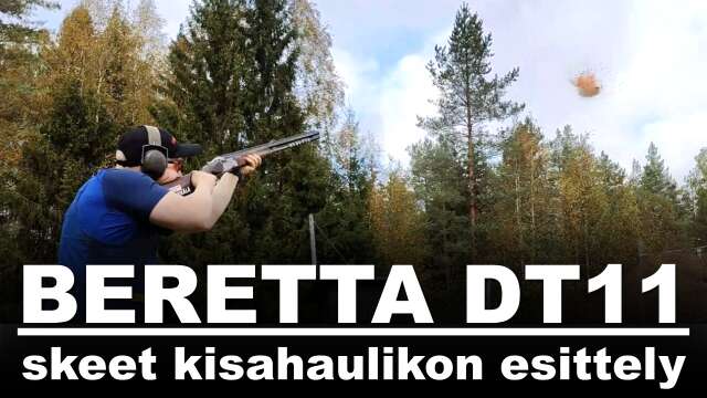 Beretta DT11 Skeet kisahaulikko - suomenmestari Tommi Takanen