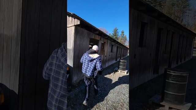 fun stage from the 2-Gun match at Sig Sauer #shorts #shootingsports #shootingcompetition