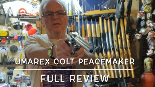 Colt Peacemaker single action Army co2 revolver replica by Umarex full review