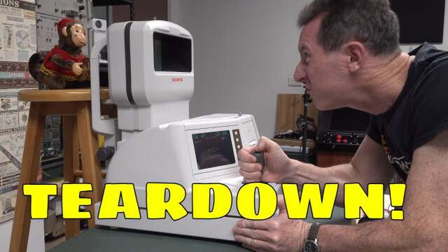 EEVblog 1554 - Optometrist AutoRefractor Keratometer TEARDOWN!