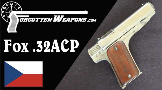 Fox .32: Police Prototype of CZ's First Pistol