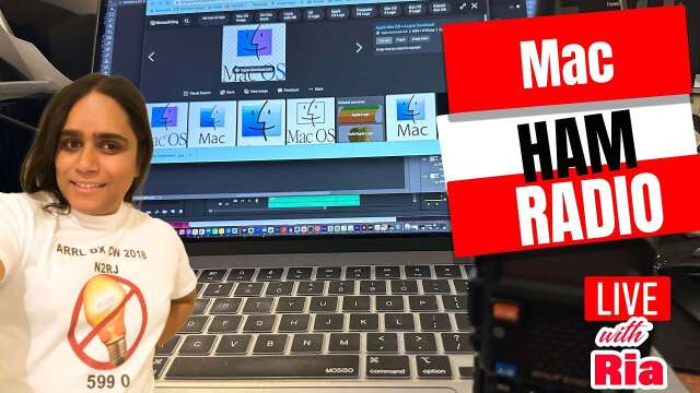 Ham radio software for your Mac - LIVE with Ria!