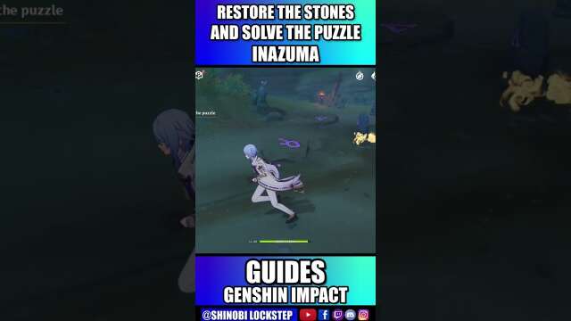 Restore the Stones and Solve the Puzzle Genshin Impact #shorts