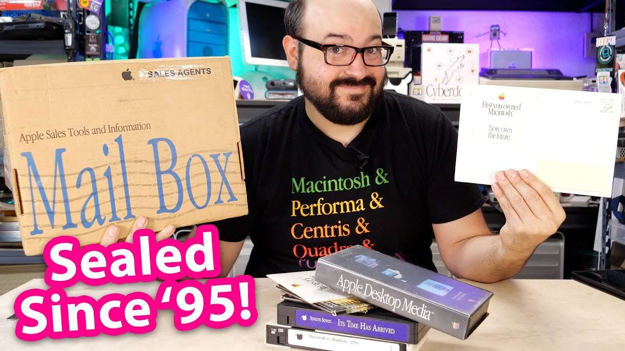 Unboxing Apple's Corporate Loot Crate from the 90's!