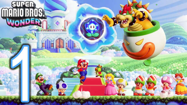 Super Mario Bros Wonder Walkthrough - Part 1 - Flower Kingdom