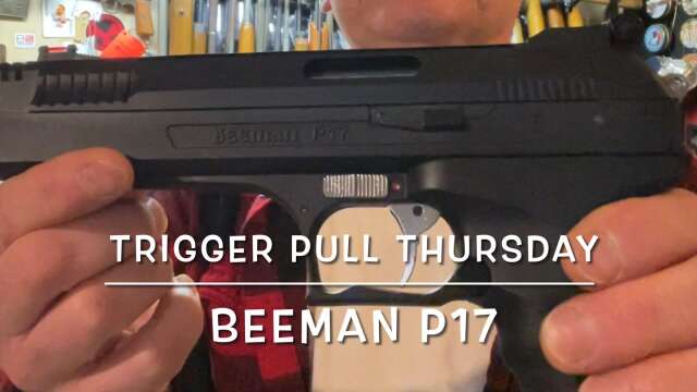 Trigger pull Thursday Beeman P17 single stroke pneumatic target pistol @RonWayneOfficial