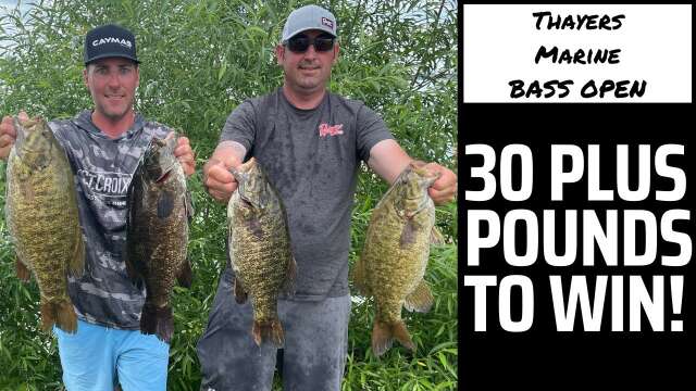 Thayers Marine Bass Tournament on the St Lawrence River