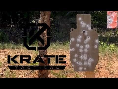 18″ Torso Steel Target Stand Bundle 3/8″ Thickness | Krate Tactical