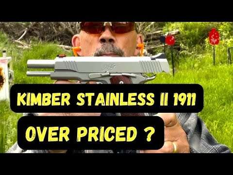 KIMBER STAINLESS 2 1911 10m/m first shots.