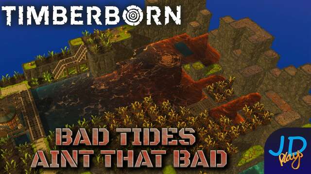 Bad tides aint that bad🌲 Timberborn 🐻 Ep6 Bad Tide Babes 🌲 Lets Play, Walkthrough, Tutorial