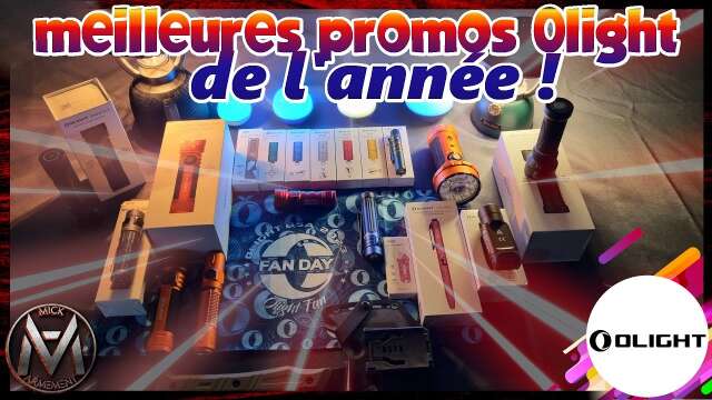 Ofan day 2023 l'évènement Olight de l'année jusqu’à -45% et des cadeaux