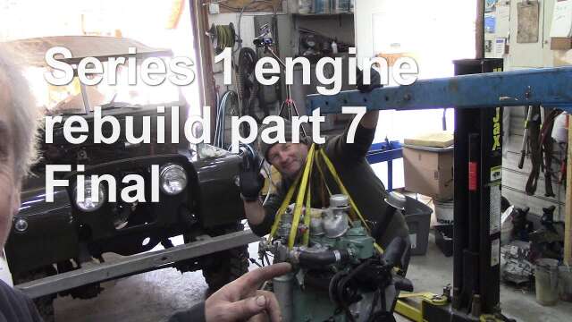 Series 1 engine rebuild part 7 Final