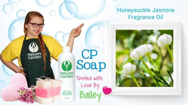 Soap Testing Honeysuckle Jasmine Fragrance Oil- Natures Garden