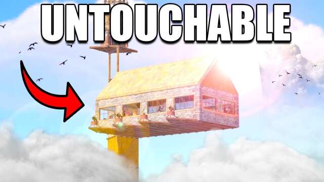 I Built A 200 IQ UNTOUCHABLE Base In The Sky in Rust