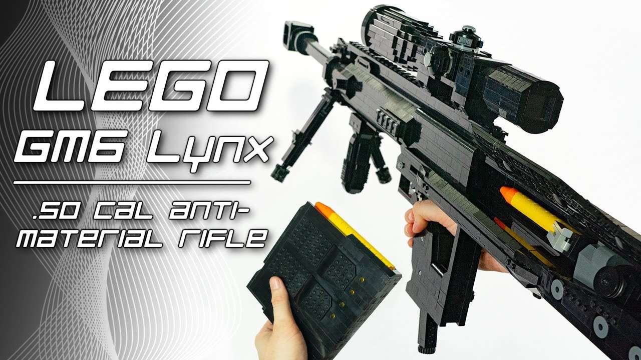 LEGO GM6 Lynx .50 Cal Anti-Material Rifle (Recoiling Barrel, Functional Bipod, & 2023 Life Update)