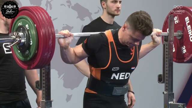 Arnold Veenhof - 16th Place 730kg Total - 83kg Class 2023 IPF World Classic Championship