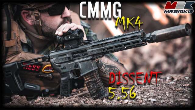 Ultra Low Recoil CMMG Dissent MK4 5.56 LARP full send