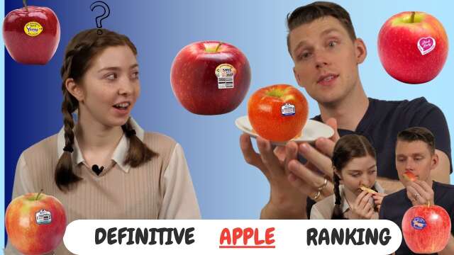 Which APPLE is best?    -blind taste test of Cosmic Crisp, Gala, Pink Lady, & others...