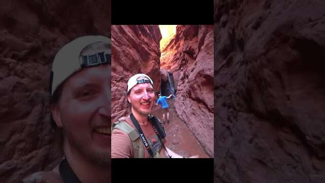 BEST Hiking Trail in Utah | Mary Jane Canyon Trail Leads to Waterfall (near Moab!) #shorts