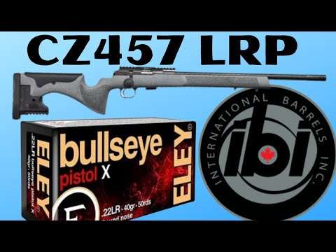 CZ457 LRP - Eley bullseye pistol x - IBI barrel - 50 yards