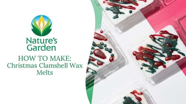 Christmas Clamshell Wax Melts - Natures Garden