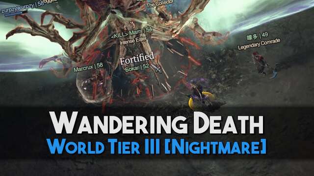 [Diablo 4] Wandering Death | World Tier 3 - Season of Malignance