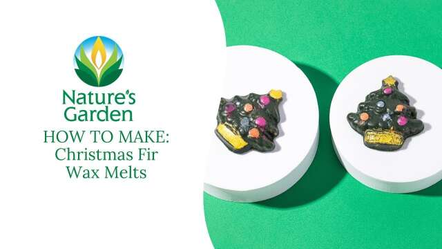 How to Make Christmas Fir Wax Melts- Natures Garden