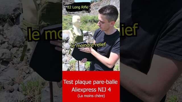 Plaques pare-balle Aliexpress, c'est efficace ?