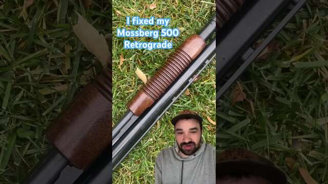 Refinishing a Mossberg 500 Retrograde #mossberg500 #gun #woodworking #shotgun #diy