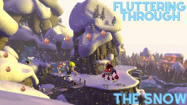 Jak and Daxter-Orb Hunt(Part 14) -Fluttering Through the Snow